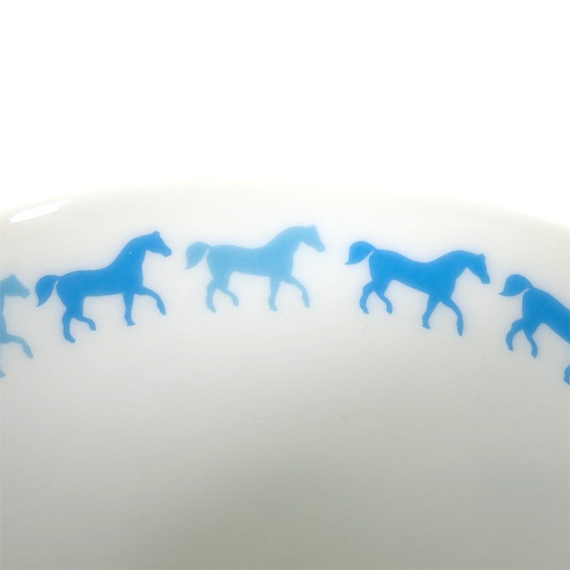 エルメス HERMES カヴァルカラーマグカップ 食器 ポーセリン ブルー【中古】【Sランク】