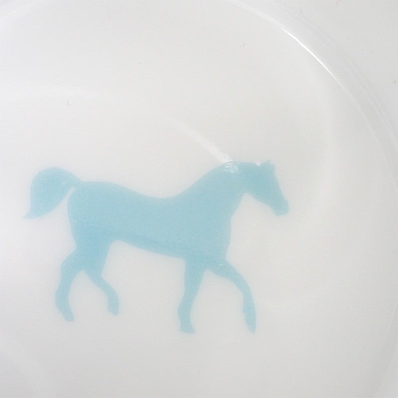 エルメス HERMES カヴァルカラーマグカップ 食器 ポーセリン ブルー【中古】【Sランク】