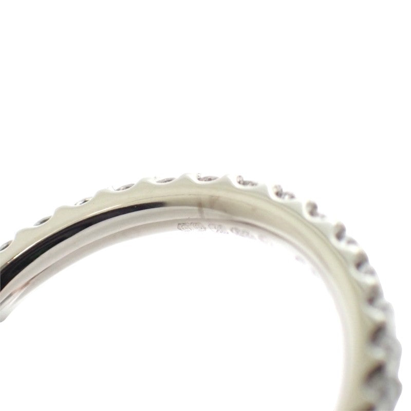 グラフ GRAFF キャッスルセット ラウンド ダイヤモンド ウェディングバンド 8.5号 RER1053 リング K18ホワイトゴールド ダイヤモンド レディース【中古】【Aランク】