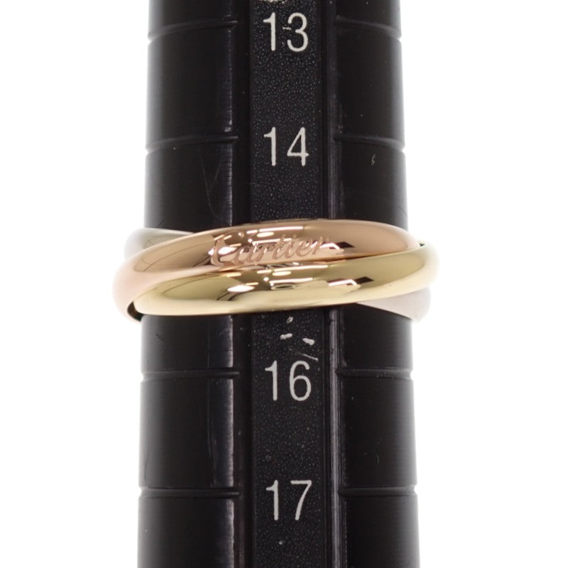 カルティエ CARTIER トリニティ スモール 15号 B4235155 リング K18イエローゴールド K18ピンクゴールド K18ホワイトゴールド ゴールド 刻印サイズ55 メンズ【中古】【Aランク】