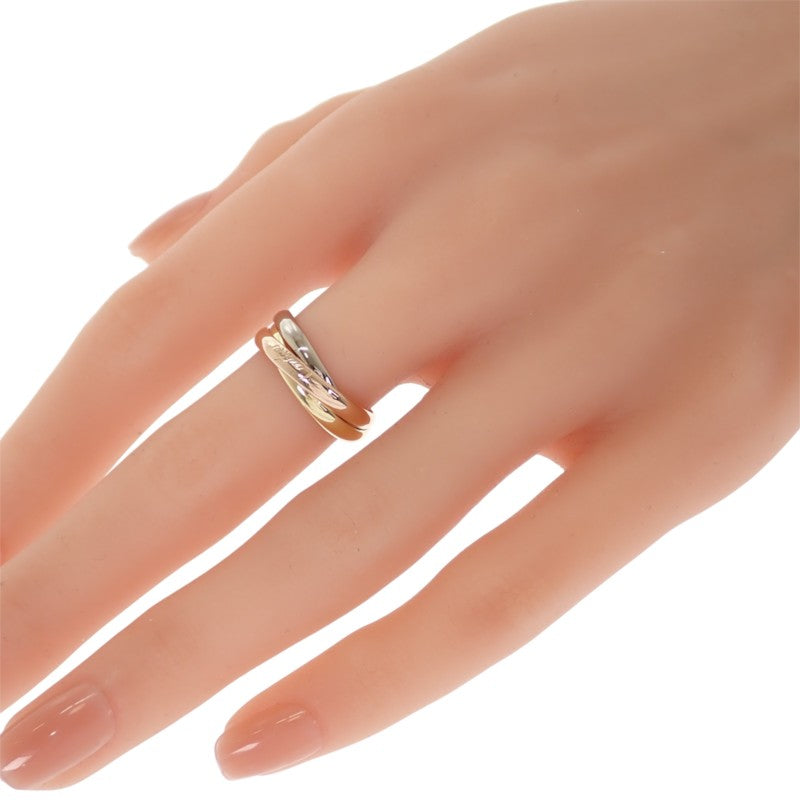 カルティエ CARTIER トリニティ スモール 15号 B4235155 リング K18イエローゴールド K18ピンクゴールド K18ホワイトゴールド ゴールド 刻印サイズ55 メンズ【中古】【Aランク】
