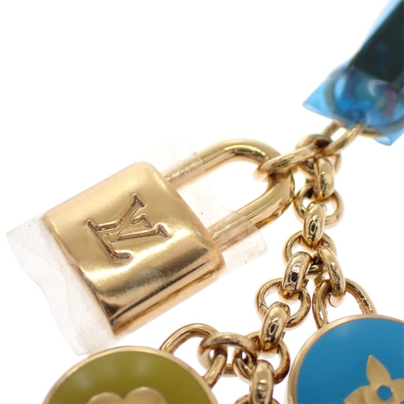 ルイヴィトン LOUIS VUITTON ビジュー・テレフォンヌ パスティーユ 携帯ストラップ チャーム M65644 チャーム メタル マルチカラー ピンク ブルー ゴールド金具 レディース【中古】【ABランク】