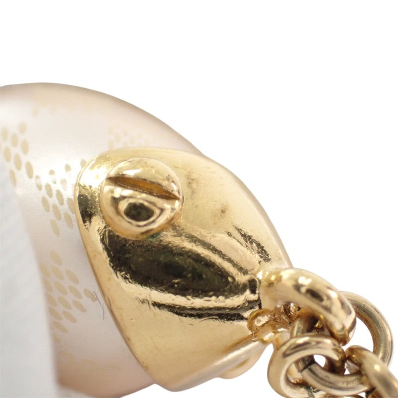 ルイヴィトン LOUIS VUITTON ブックルドレイユ ダミエパール M66538 ピアス メタル フェイクパール ゴールド レディース【中古】【ABランク】