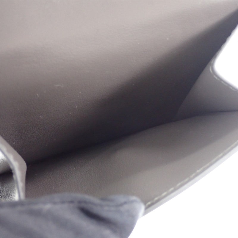 セリーヌ CELINE バイフォールド ウォレット 10C873GTZ.10DC 二つ折り財布 カーフ グレー 灰色 メンズ【中古】【Aランク】