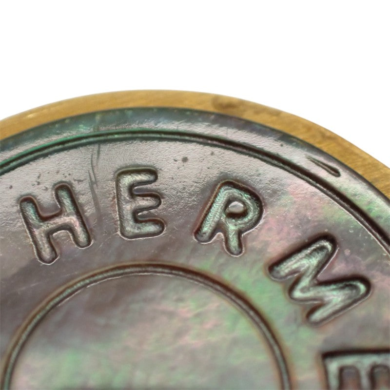 エルメス HERMES セリエ ヴィンテージ イヤリング メタル グレーシェル ゴールド レディース【中古】【ABランク】