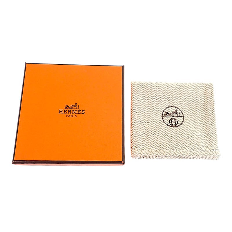 エルメス HERMES Hエキップ H057086FL25 ピアス バッファローホーン ブルー ブラウン レディース【中古】【Aランク】