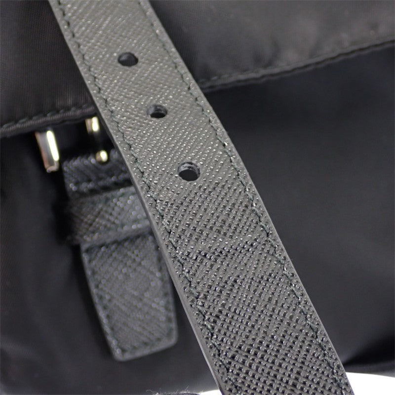 プラダ PRADA Re-Nylon ショルダー 1BD953 ショルダーバッグ ナイロン ブラック シルバー金具 メンズ レディース【中古】【Aランク】