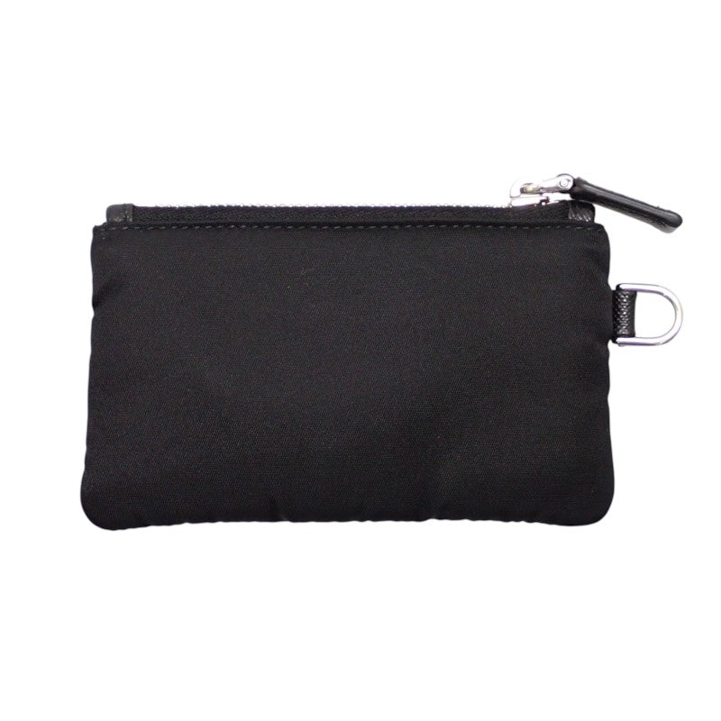 プラダ PRADA ストラップナイロンポーチ 2TT091_2DMI_F0002 ショルダーバッグ Re-Nylon ブラック シルバー金具 メンズ レディース【中古】【Aランク】