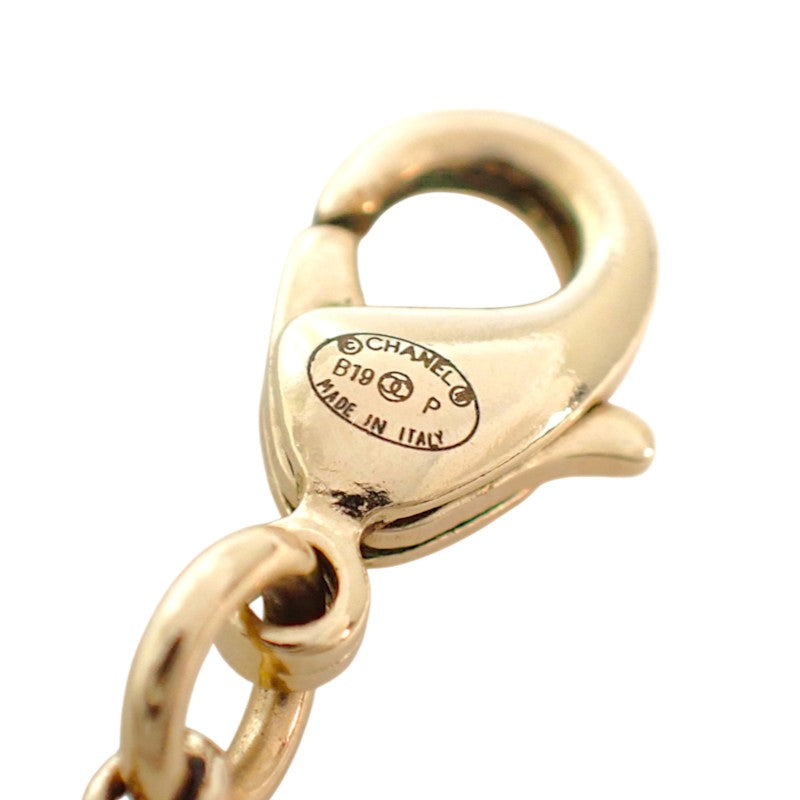 シャネル CHANEL CC サークル ペンダント ネックレス メタル ゴールド メンズ レディース【中古】【Aランク】