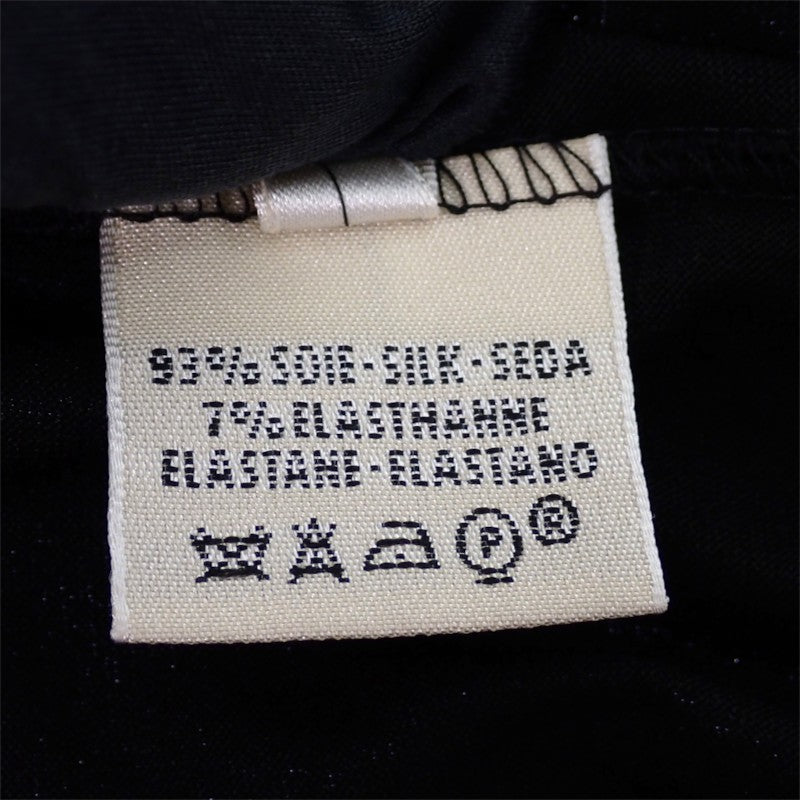 エルメス HERMES ハイネック ノースリーブ 38 その他トップス シルク ポリウレタン ブラック レディース【中古】【Aランク】