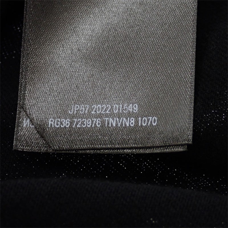 バレンシアガ BALENCIAGA adidas ロゴ オーバーサイズ Tシャツ 4 723976 TNVN8 1070 半袖Ｔシャツ コットン ブラック メンズ【中古】【Aランク】