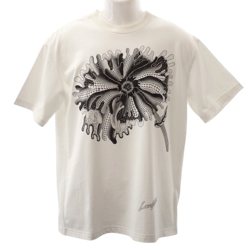 ルイヴィトン LOUIS VUITTON サイケデリックフラワー 草間彌生コラボ XS 半袖Ｔシャツ コットン ホワイト メンズ【中古】【Aランク】