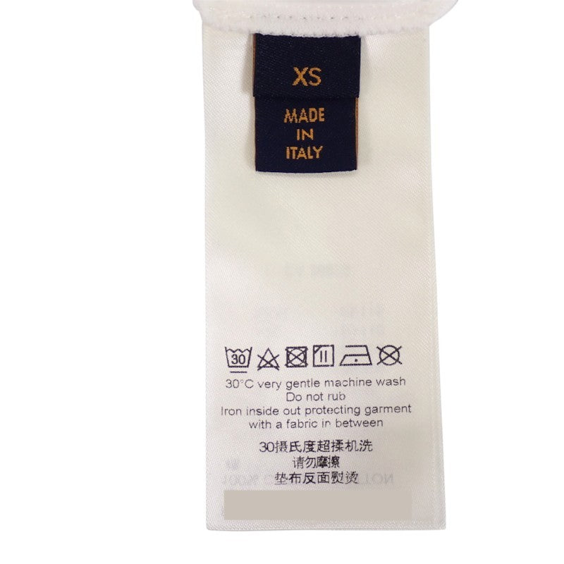 ルイヴィトン LOUIS VUITTON サイケデリックフラワー 草間彌生コラボ XS 半袖Ｔシャツ コットン ホワイト メンズ【中古】【Aランク】