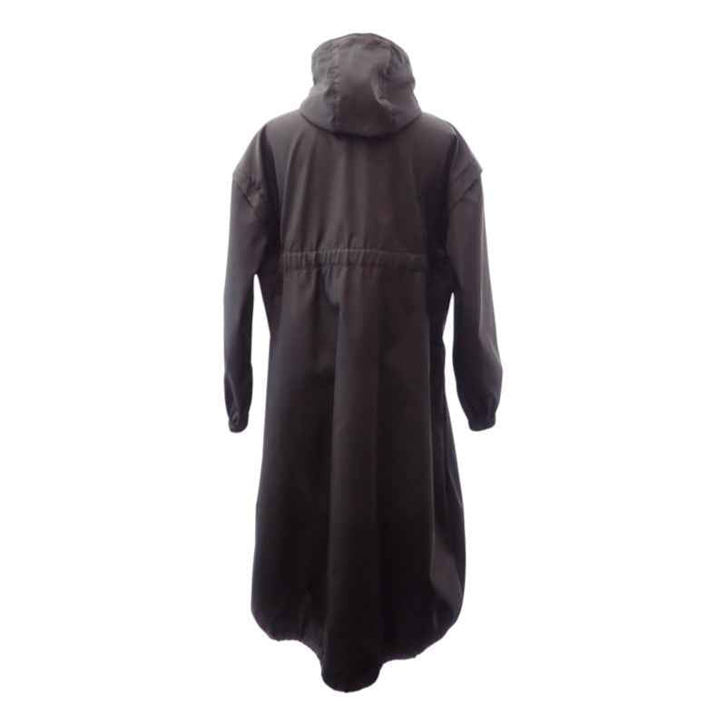 プラダ PRADA フーデッドロングコート 36 291829_S202_1WQ8 ナイロン