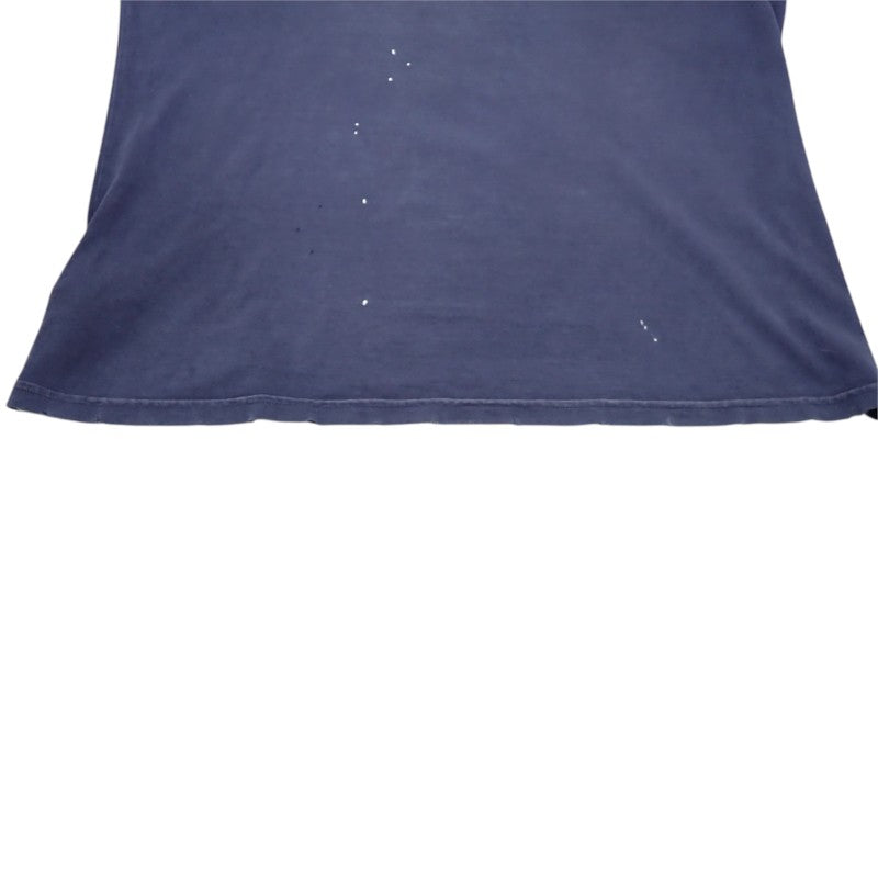 メゾンマルジェラ MAISON MARGIELA ラウンドネック ヴィンテージ ロングスリーブ M S50GC0696 S24567 長袖Ｔシャツ コットン ネイビー メンズ レディース【中古】【ABランク】