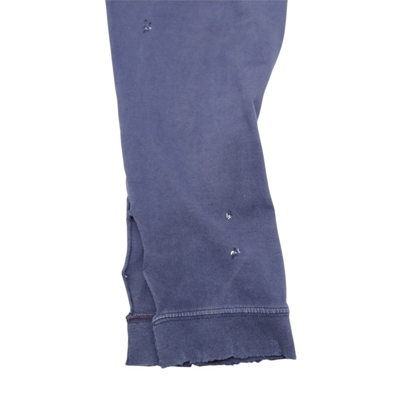 メゾンマルジェラ MAISON MARGIELA ラウンドネック ヴィンテージ ロングスリーブ M S50GC0696 S24567 長袖Ｔシャツ コットン ネイビー メンズ レディース【中古】【ABランク】