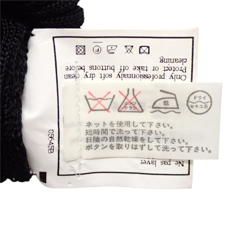 シャネル CHANEL ノースリーブ 40 P07386_V00353_94305 ワンピース レーヨン ブラック レディース【中古】【ABランク】