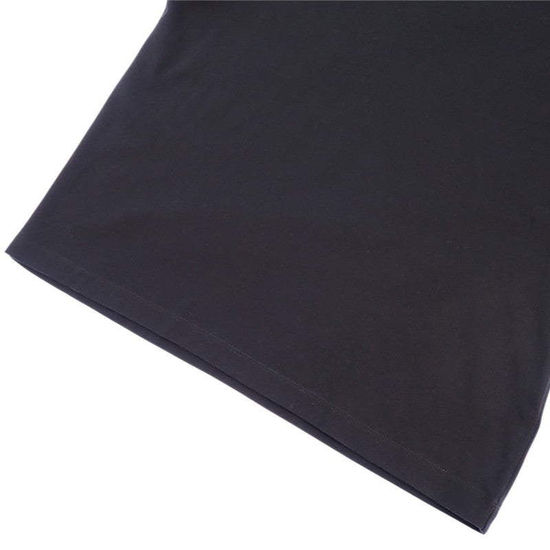 プラダ PRADA トライアングルロゴ M UJN861_240_F0002_S_232 半袖Ｔシャツ コットン ブラック メンズ ユニセックス【中古】【ABランク】