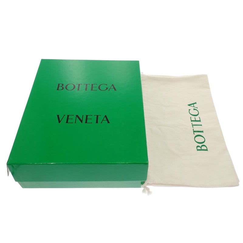 ボッテガヴェネタ BOTTEGA VENETA ラグ チェルシー ブーツ レザー ラバー ブラック レディース【中古】【Bランク】