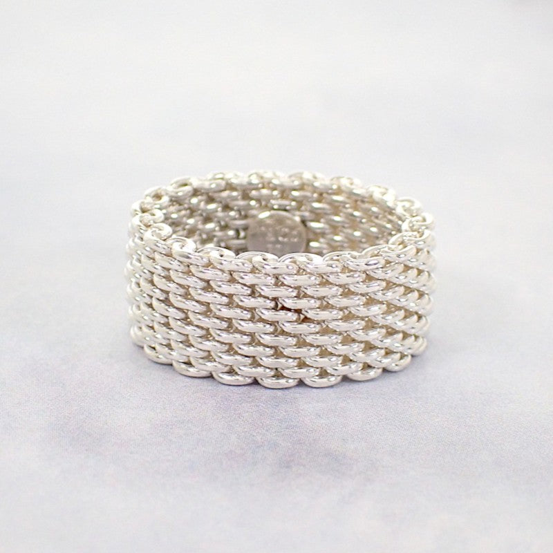ティファニー TIFFANY&Co. サマセット 12号 リング シルバー925 レディース メンズ ユニセックス【中古】【Aランク】