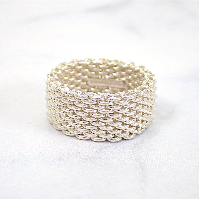 ティファニー TIFFANY&Co. サマセット 15号 リング シルバー925 メンズ レディース ユニセックス【中古】【Aランク】