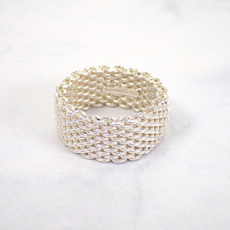 ティファニー TIFFANY&Co. サマセット 15号 リング シルバー925 メンズ レディース ユニセックス【中古】【Aランク】