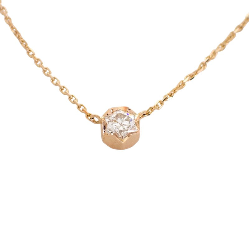 ショーメ Chaumet ビー ドゥ ショーメ ペンダント 085243 ネックレス K18ピンクゴールド ダイヤモンド レディース【中古】【Aランク】