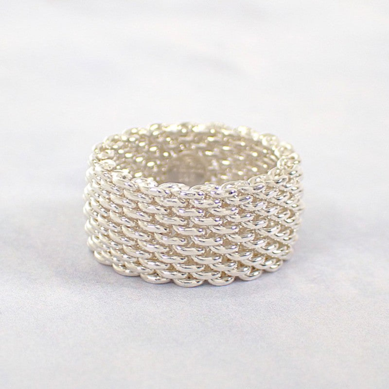 ティファニー TIFFANY&Co. サマセット 12号 リング シルバー925 レディース メンズ ユニセックス【中古】【Aランク】