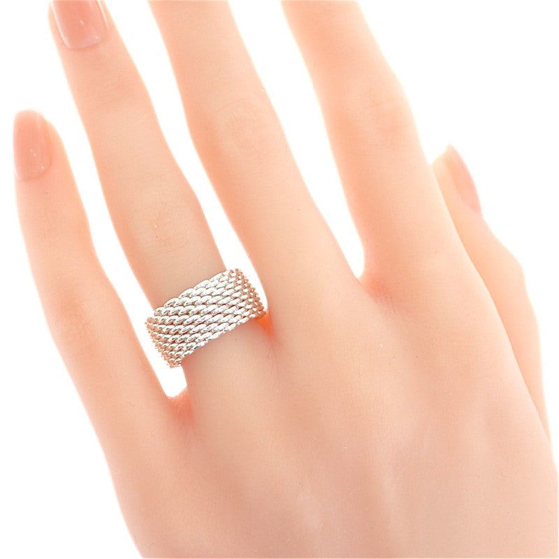 ティファニー TIFFANY&Co. サマセット 12号 リング シルバー925 レディース メンズ ユニセックス【中古】【Aランク】