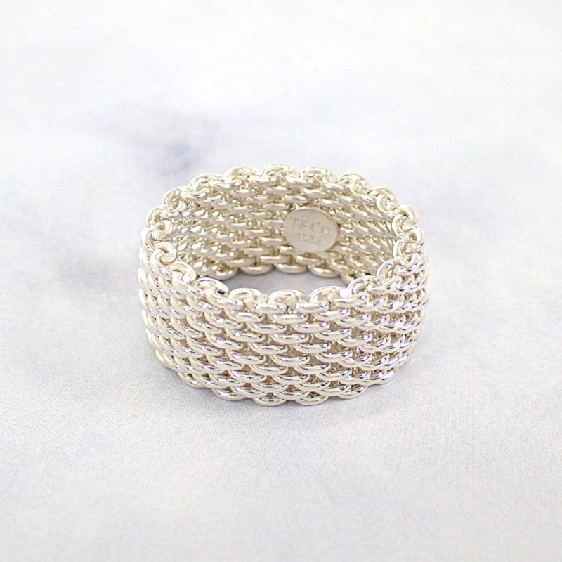 ティファニー TIFFANY&Co. サマセット 12号 リング シルバー925 レディース メンズ ユニセックス【中古】【Aランク】