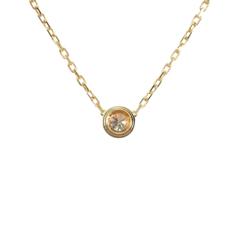 カルティエ CARTIER ダムールペンダント B7215500 ネックレス K18イエローゴールド ダイヤモンド レディース【中古】【Aランク】