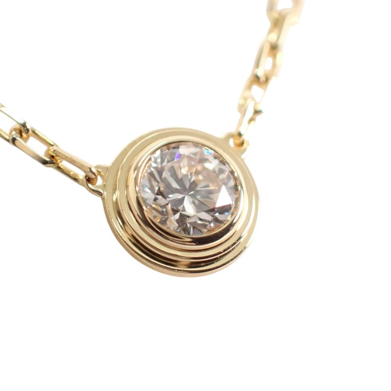 カルティエ CARTIER ダムールペンダント B7215500 ネックレス K18イエローゴールド ダイヤモンド レディース【中古】【Aランク】