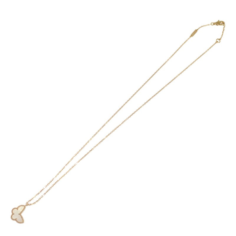 ヴァンクリーフ＆アーペル Van Cleef & Arpels スウィート パピヨン VCARF69300 ネックレス マザーオブパール K18イエローゴールド 真珠母貝 パール レディース【中古】【Aランク】