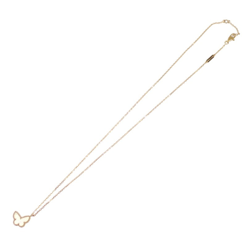 ヴァンクリーフ＆アーペル Van Cleef & Arpels スウィート パピヨン VCARF69300 ネックレス マザーオブパール K18イエローゴールド 真珠母貝 パール レディース【中古】【Aランク】