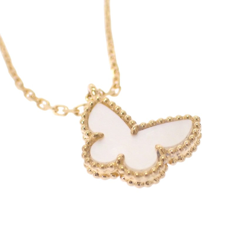 ヴァンクリーフ＆アーペル Van Cleef & Arpels スウィート パピヨン VCARF69300 ネックレス マザーオブパール K18イエローゴールド 真珠母貝 パール レディース【中古】【Aランク】