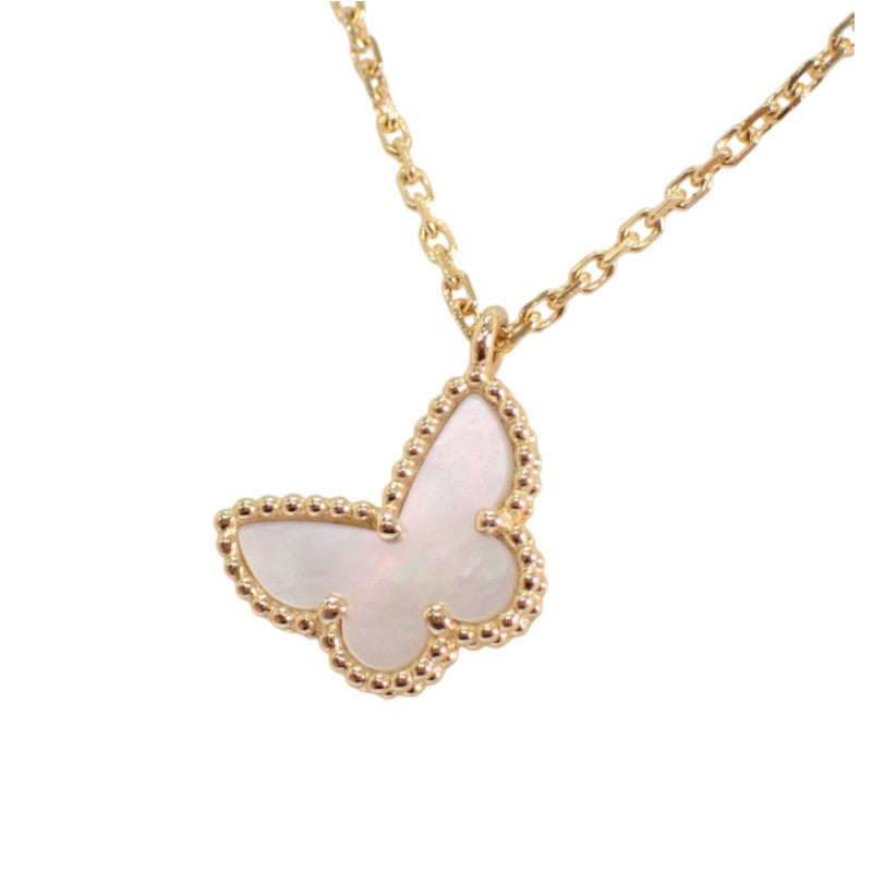 ヴァンクリーフ＆アーペル Van Cleef & Arpels スウィート パピヨン VCARF69300 ネックレス マザーオブパール K18イエローゴールド 真珠母貝 パール レディース【中古】【Aランク】