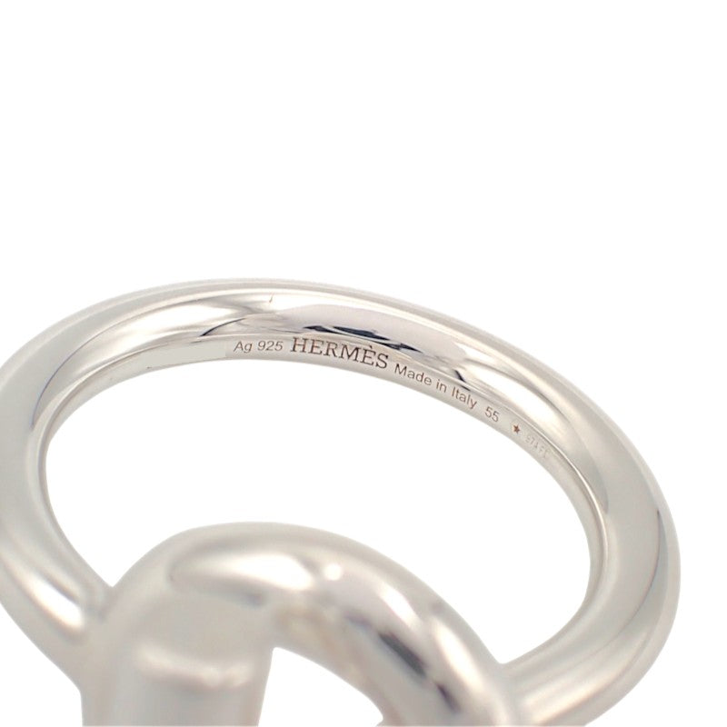 エルメス HERMES エシャペMM シェーヌダンクル 15号 H103658B リング シルバー925 刻印サイズ55 メンズ レディース【中古】【Aランク】