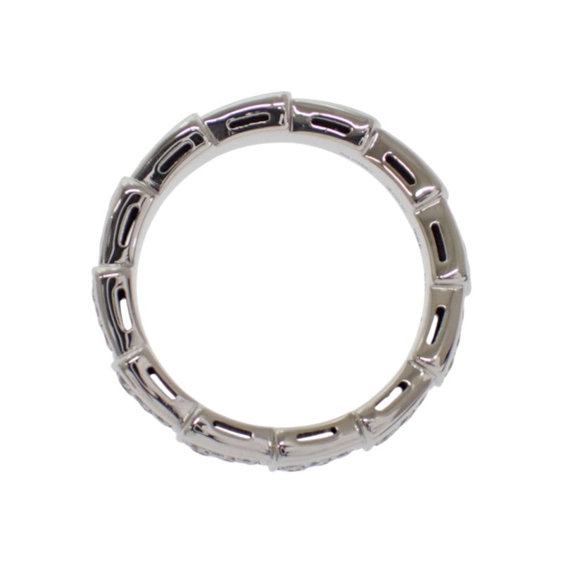 ブルガリ BVLGARI セルペンティ ヴァイパー 15号 55刻印 349739 リング K18ホワイトゴールド ダイヤモンド レディース メンズ【中古】【Aランク】