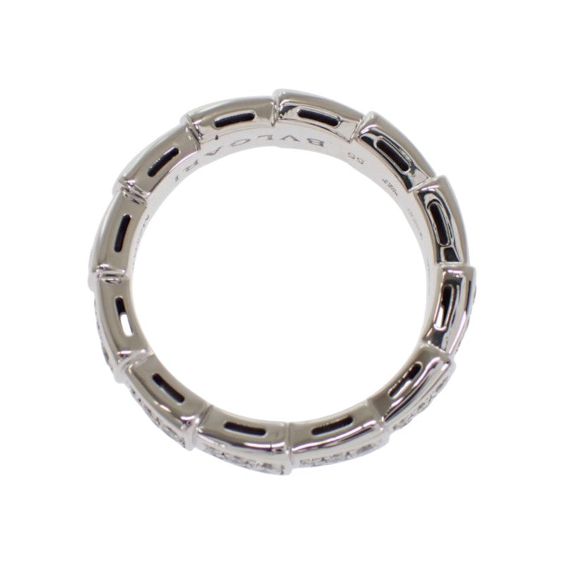 ブルガリ BVLGARI セルペンティ ヴァイパー 15号 55刻印 349739 リング K18ホワイトゴールド ダイヤモンド レディース メンズ【中古】【Aランク】