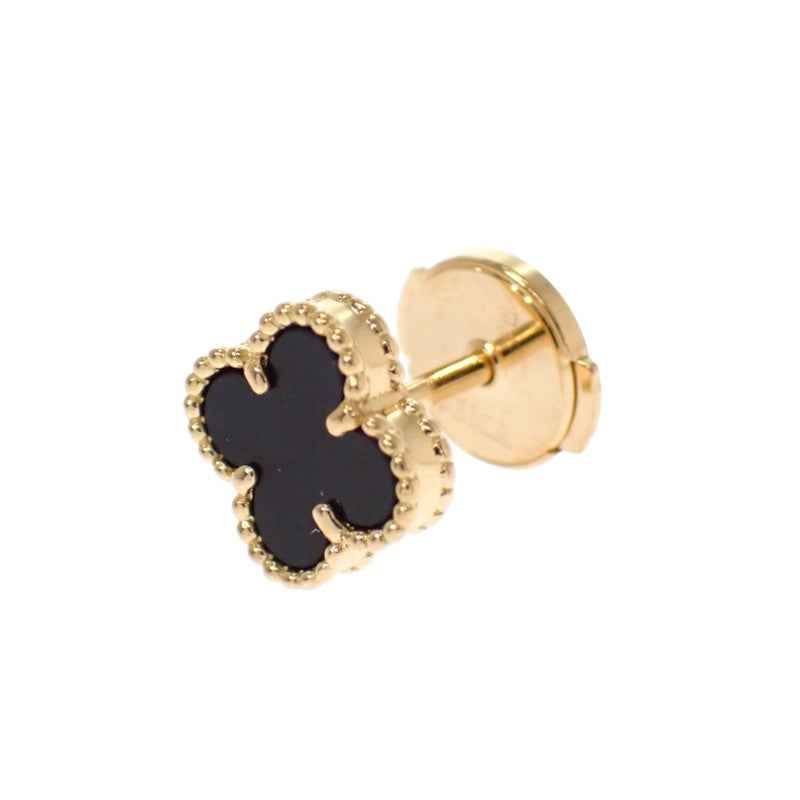 ヴァンクリーフ＆アーペル Van Cleef & Arpels スウィートアルハンブラ VCARA44900 ピアス K18イエローゴールド オニキス レディース【中古】【Aランク】
