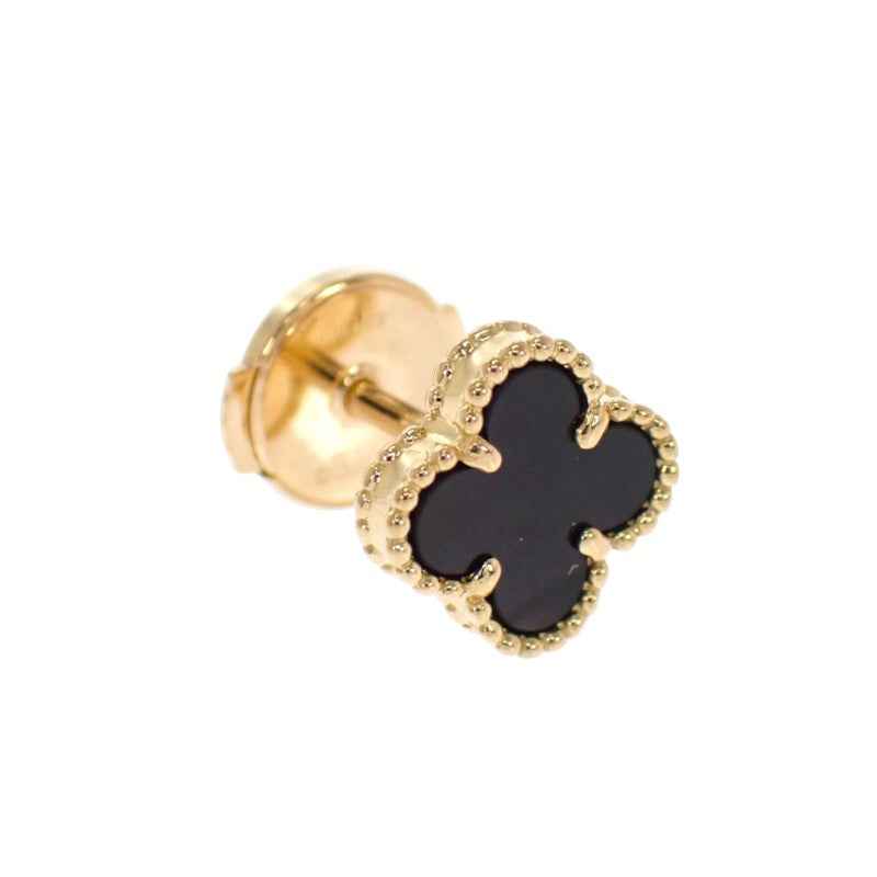 ヴァンクリーフ＆アーペル Van Cleef & Arpels スウィートアルハンブラ VCARA44900 ピアス K18イエローゴールド オニキス レディース【中古】【Aランク】