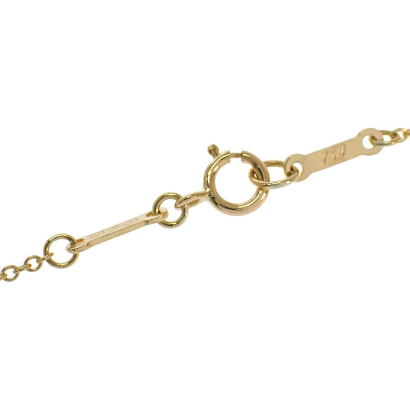 ティファニー TIFFANY&Co. オープンハートペンダント ネックレス K18イエローゴールド ダイヤモンド レディース【中古】【Aランク】