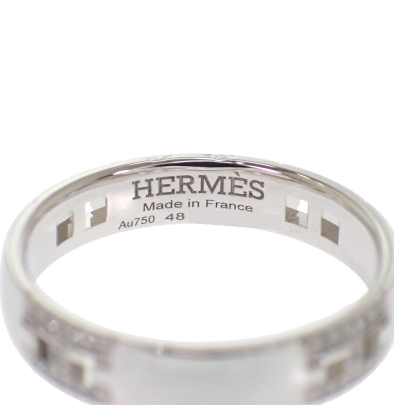 エルメス HERMES エヴァーヘラクレス 8号 H119855B リング K18ホワイトゴールド ダイヤモンド レディース【中古】【Aランク】