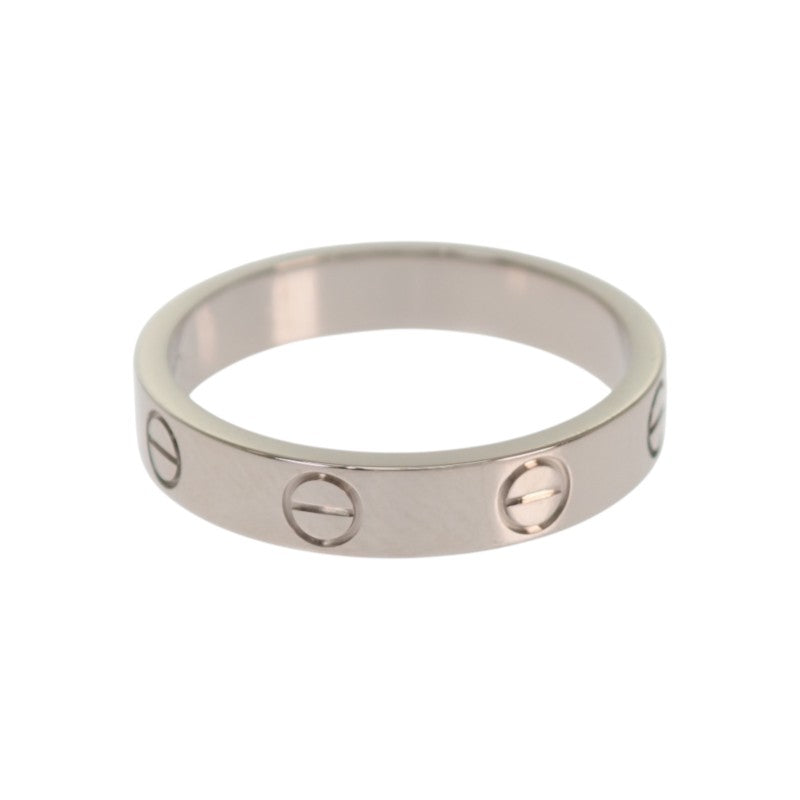 カルティエ CARTIER ラブ リング スモール 12号 B4085152 リング K18ホワイトゴールド #52 レディース【中古】【Aランク】