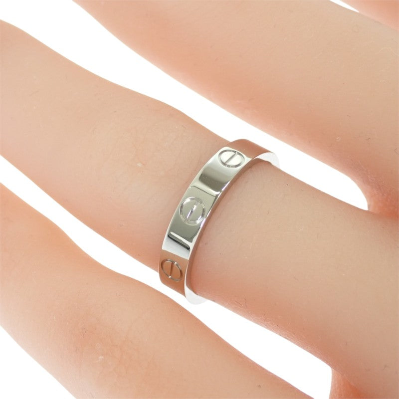 カルティエ CARTIER ラブ リング スモール 12号 B4085152 リング K18ホワイトゴールド #52 レディース【中古】【Aランク】