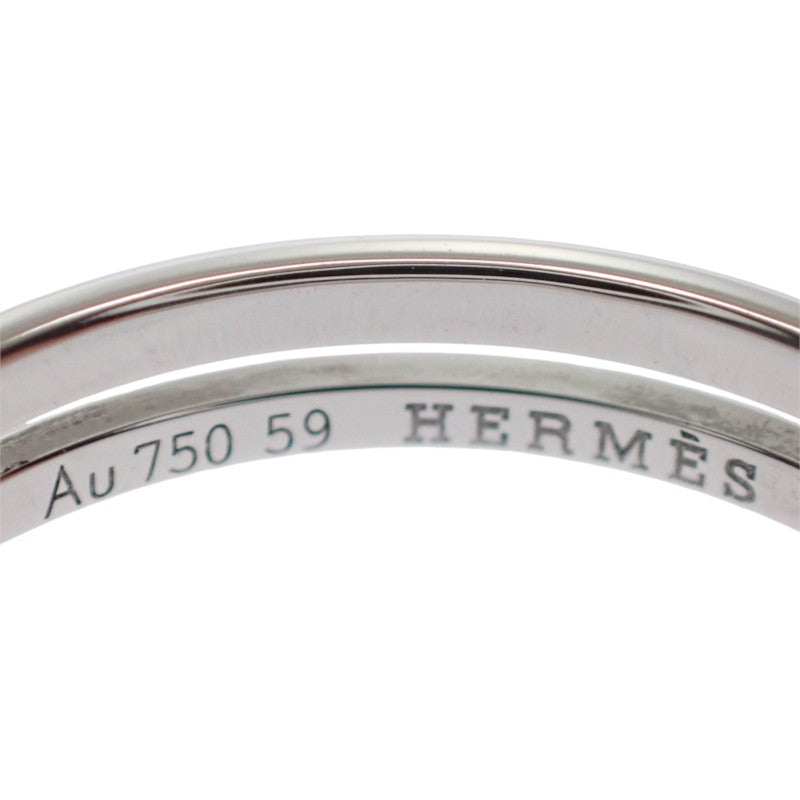 エルメス HERMES アリアンヌ 18.5号 119834B リング K18ホワイトゴールド #59 メンズ【中古】【Aランク】