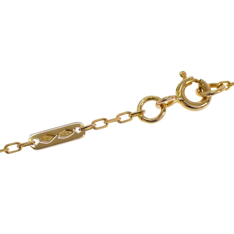 ブシュロン Boucheron アバ スクエア ダイヤ ネックレス K18イエローゴールド 18金 ダイヤモンド レディース【中古】【Aランク】