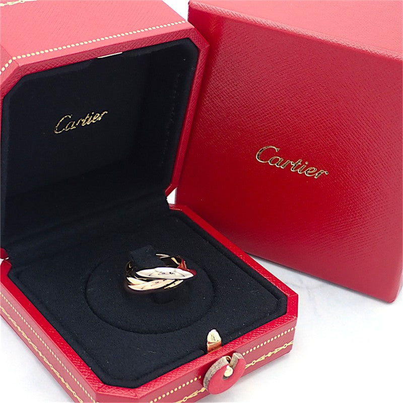 カルティエ CARTIER トリニティ クラシック 12号 B4234252 リング K18イエローゴールド K18ピンクゴールド K18ホワイトゴールド ゴールド 刻印サイズ52 レディース【中古】【Aランク】