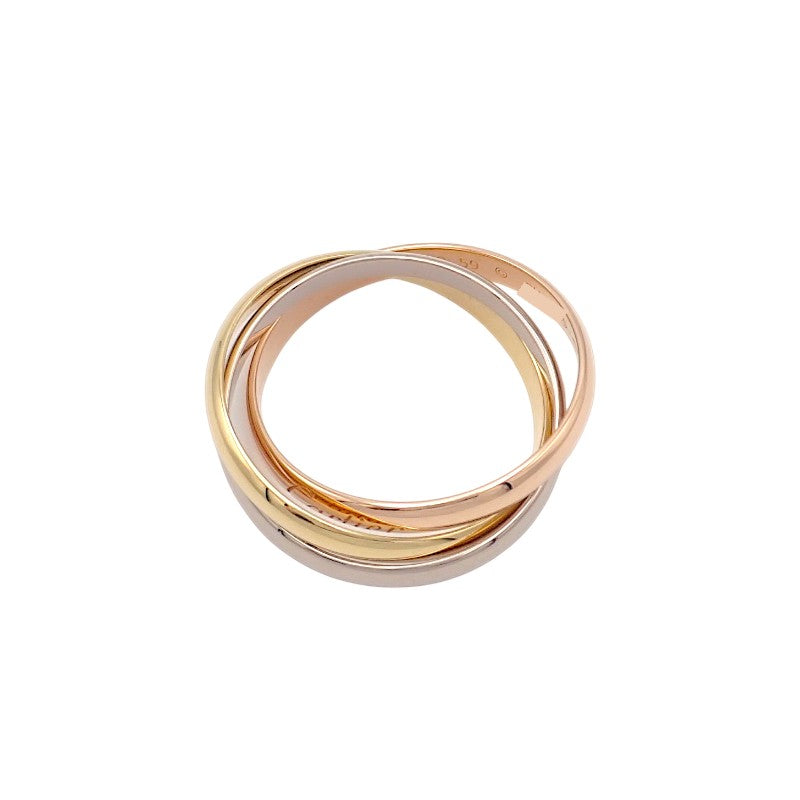 カルティエ CARTIER トリニティ スモール 18.5号 B4235159 リング K18イエローゴールド K18ピンクゴールド K18ホワイトゴールド ゴールド 刻印サイズ59 メンズ【中古】【Aランク】