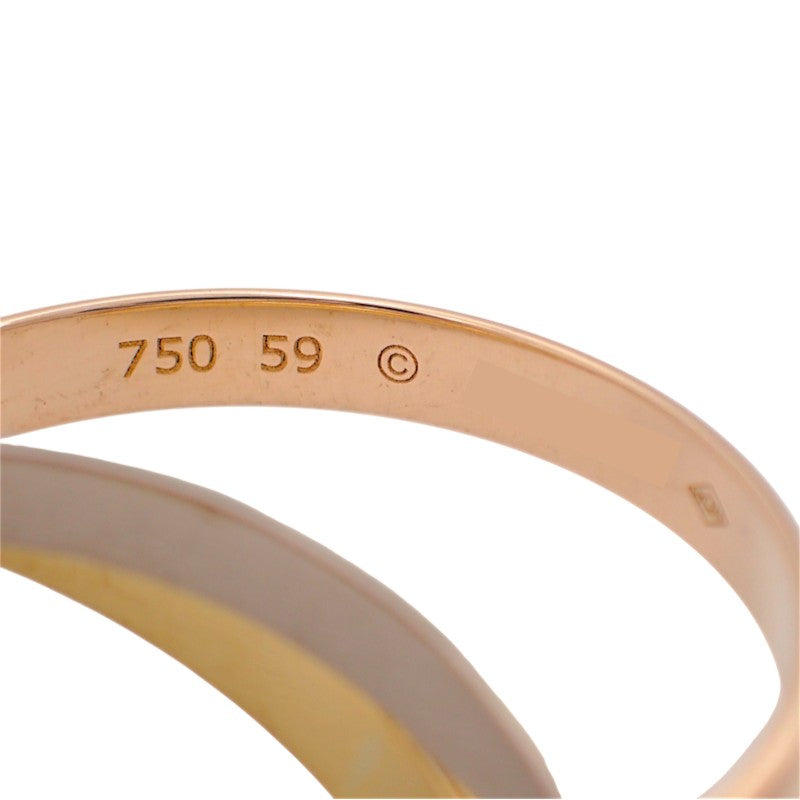 カルティエ CARTIER トリニティ スモール 18.5号 B4235159 リング K18イエローゴールド K18ピンクゴールド K18ホワイトゴールド ゴールド 刻印サイズ59 メンズ【中古】【Aランク】